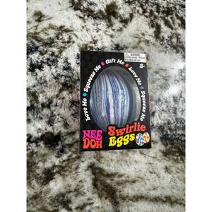 Schylling NeeDoh Swirlie Eggs Purple Blue White Squishy Fidget Toy 25244NAB